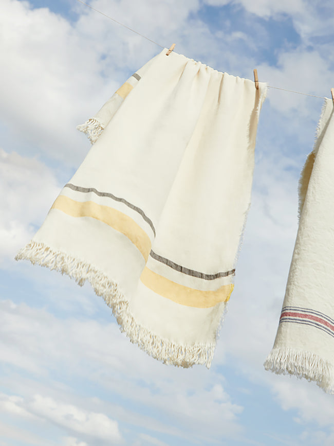 The House Of Lyria - Audacia Handwoven Linen Towel -  - ABASK