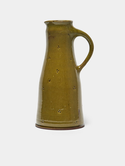 Neville Tatham - Slipware Large Jug - Green - ABASK - 