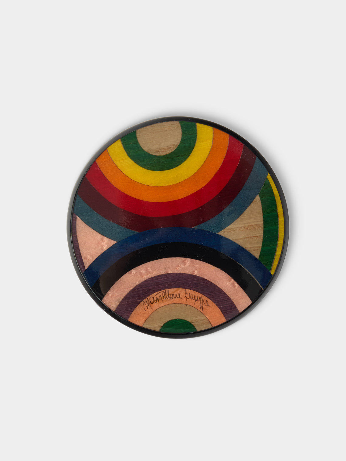 Mastellone Giuseppe - Wood Inlay Coasters (Set of 6) - Multiple - ABASK