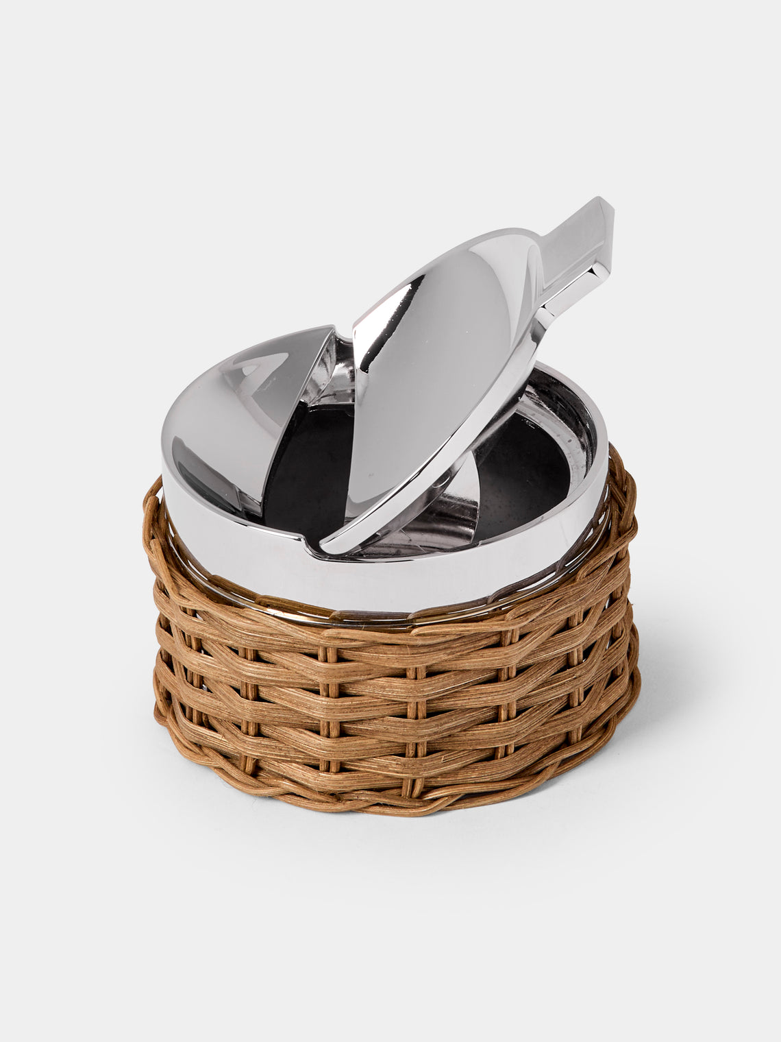 Pigment France - Toledo Rattan Ashtray - Brown - ABASK