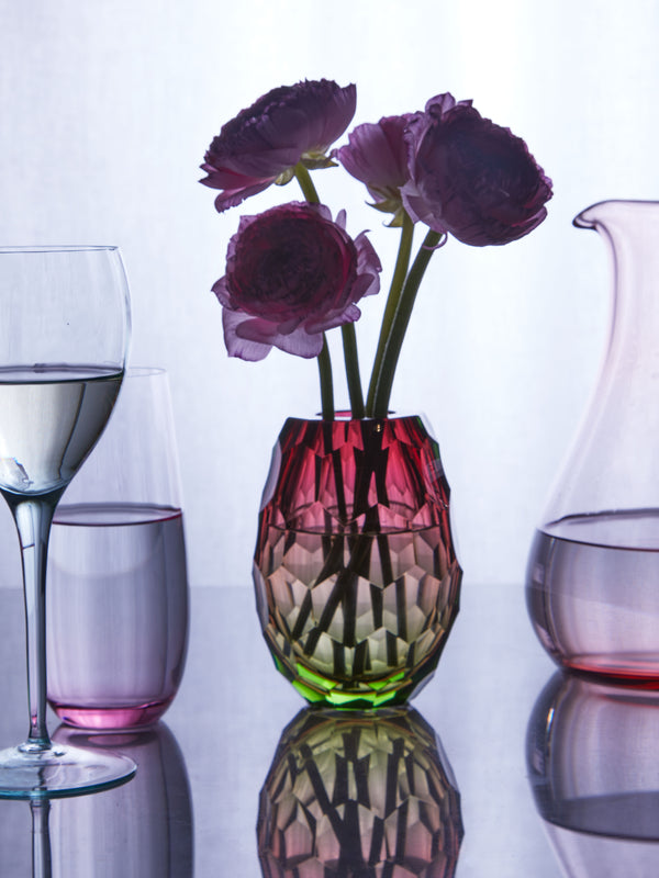 Moser - Carole Hand-Blown Crystal Vase -  - ABASK