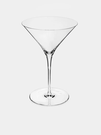 Lobmeyr - | Set of 2 | Ambassador Crystal Martini Glasses - Clear - ABASK - 