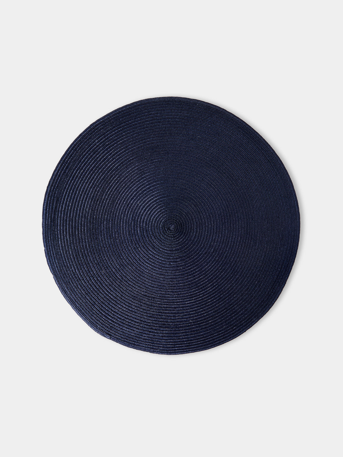 Pigment France - Trocadero TechStraw Round Placemats (Set of 4) - Navy - ABASK - - 