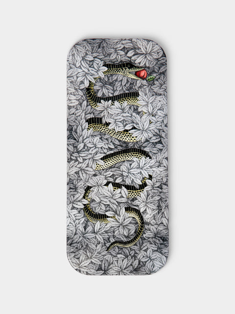 Fornasetti - Peccato Originale Wood Tray (23.5in/60cm) - Multiple - ABASK - 
