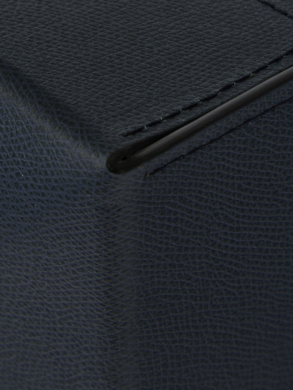 Giobagnara - Ready Leather Tissue Box - Navy - ABASK