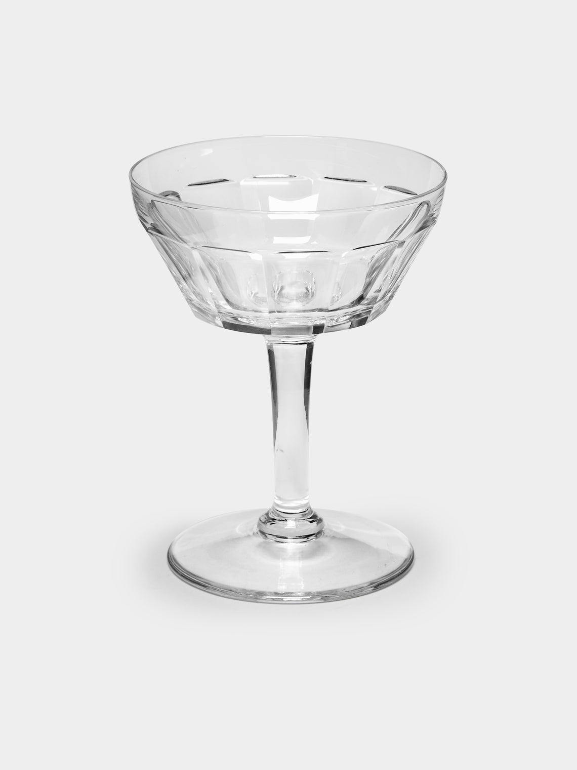 Antique and Vintage - 1950s Val Saint Lambert Cut Crystal Wine Goblets (Set of 8) -  - ABASK - 