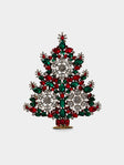 ABASK Decorations - Winter Wonderland Czech Crystal Tree - Red - ABASK - 