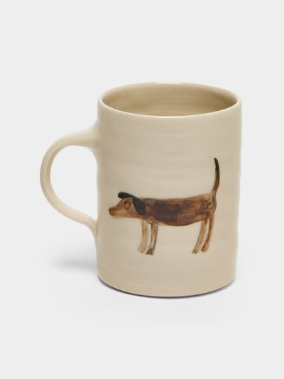 Liz Rowland - Long Dog Hand-Painted Ceramic Mug - Multiple - ABASK - 