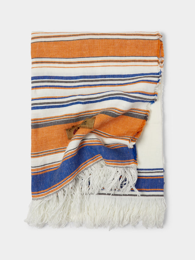 The House of Lyria - Canche Handwoven Linen and Cotton Blanket -  - ABASK - 