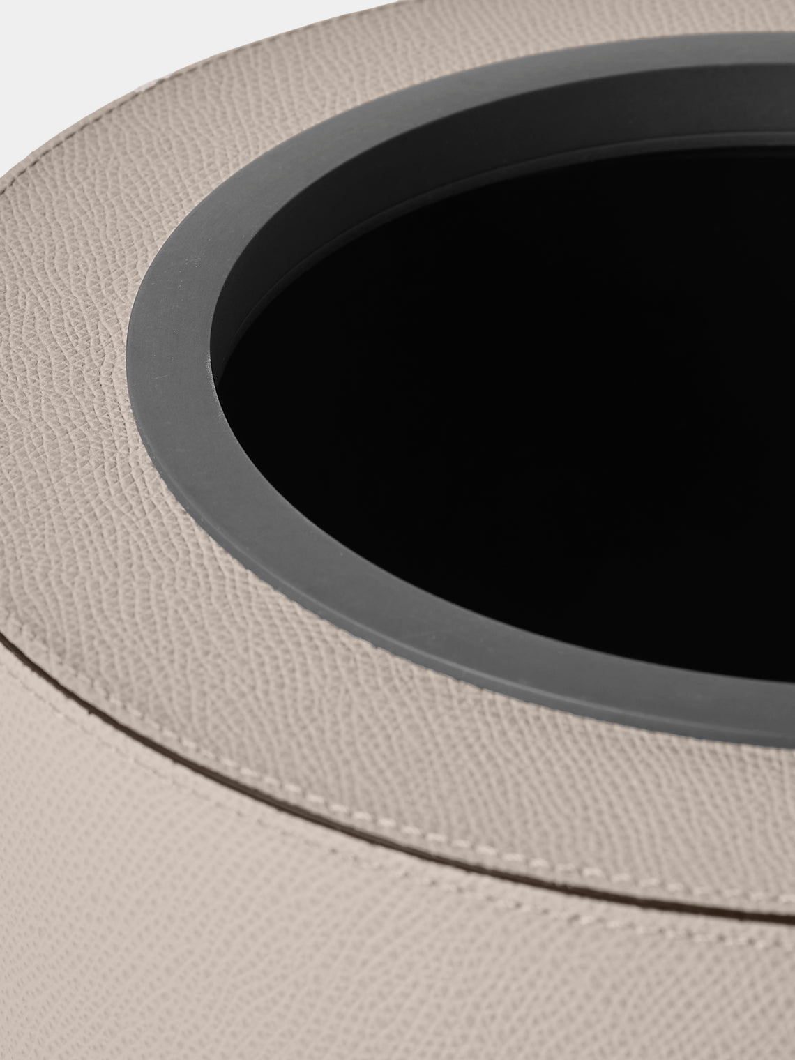 Giobagnara - Positano Brass Wastepaper Bin - Light gray - ABASK