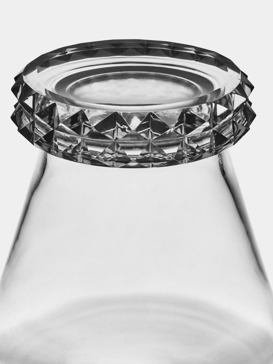 Antique and Vintage - 20th-Century Saint Louis Crystal Carafe with Coupes (Set of 11) - Clear - ABASK