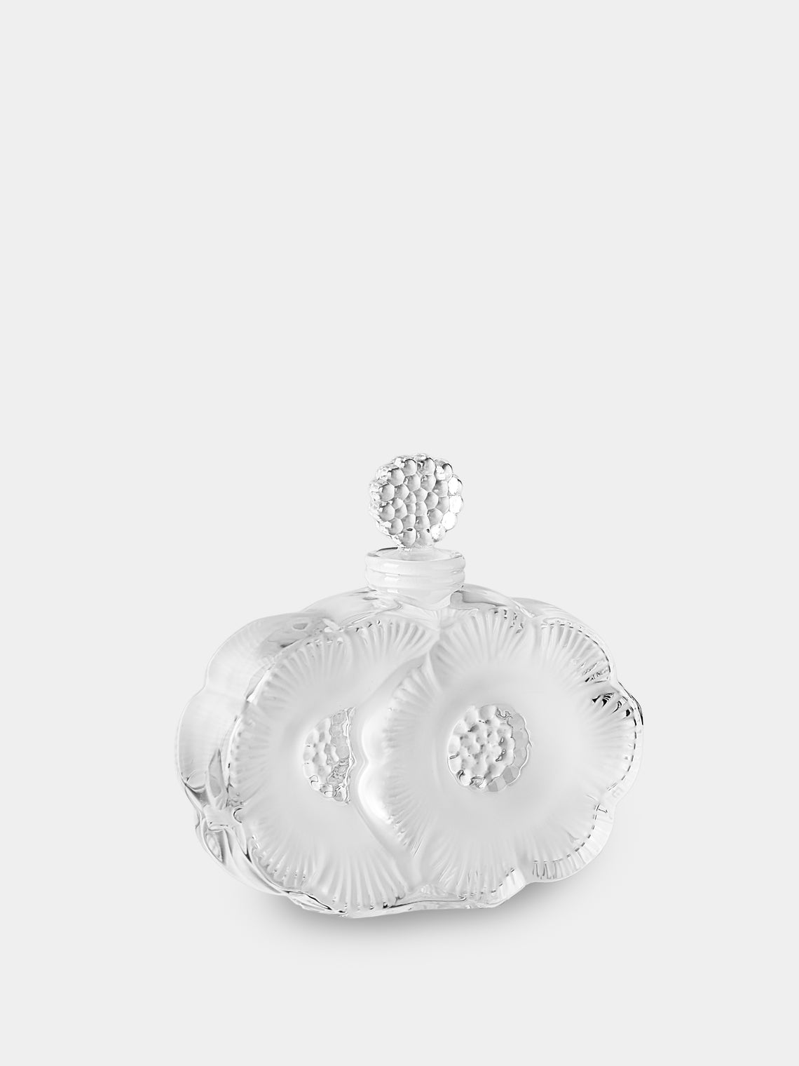 Lalique - 2 Fleurs Crystal Perfume Bottle - Clear - ABASK