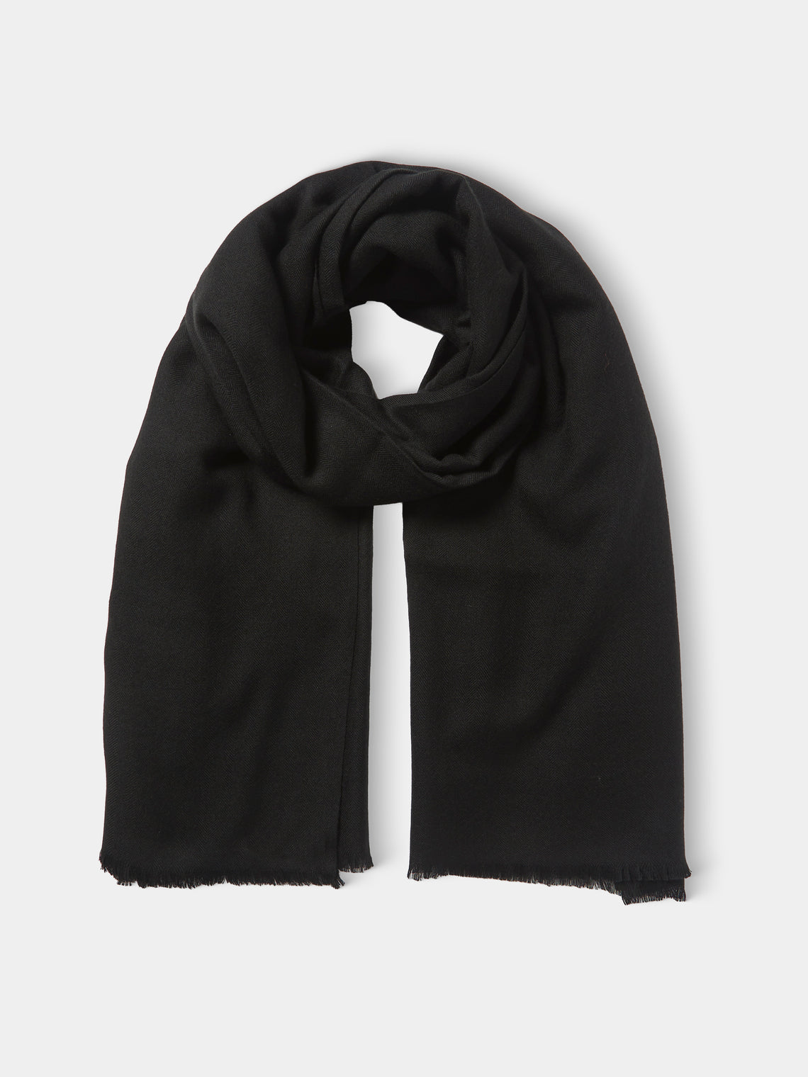 Denis Colomb - Kasumi Nomad Cashmere Scarf | One Size - Black - ABASK