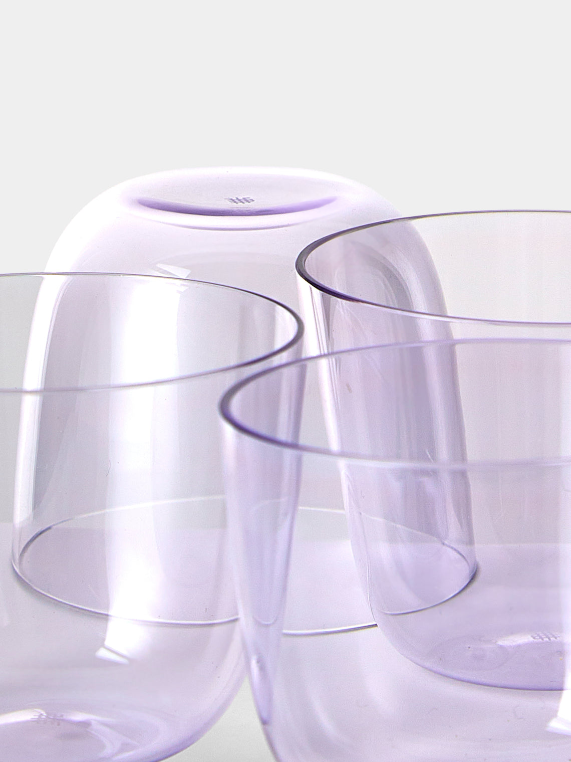 Lobmeyr - Alpha Hand-Blown Crystal Cocktail / Espresso Tumblers (Set of 4) - Purple - ABASK