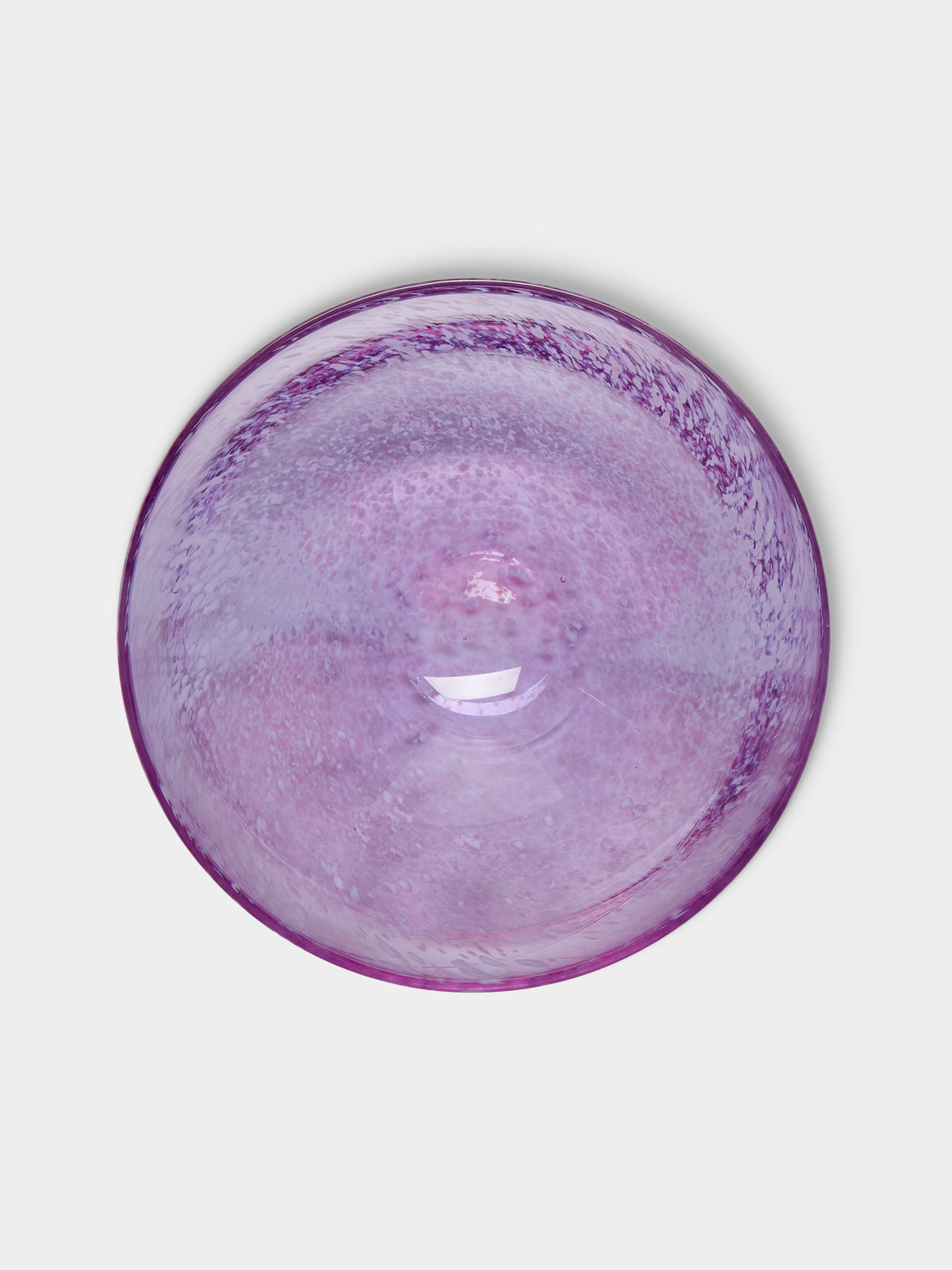 Antique and Vintage - Mid-Century Glass Bowl - Purple - ABASK