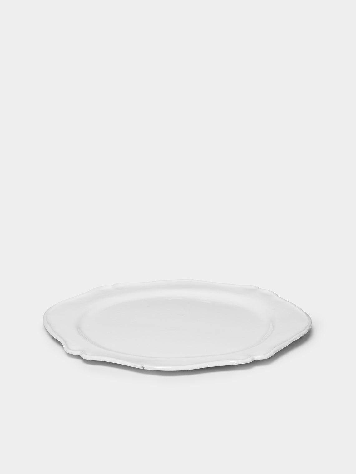 Astier de Villatte - Bac Hand-Glazed Ceramic Dinner Plate (Set of 2) - White - ABASK