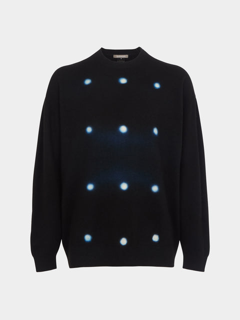 Suzusan - Shibori Cashmere Seamless Wide Crew-Neck Sweater -  - ABASK - 