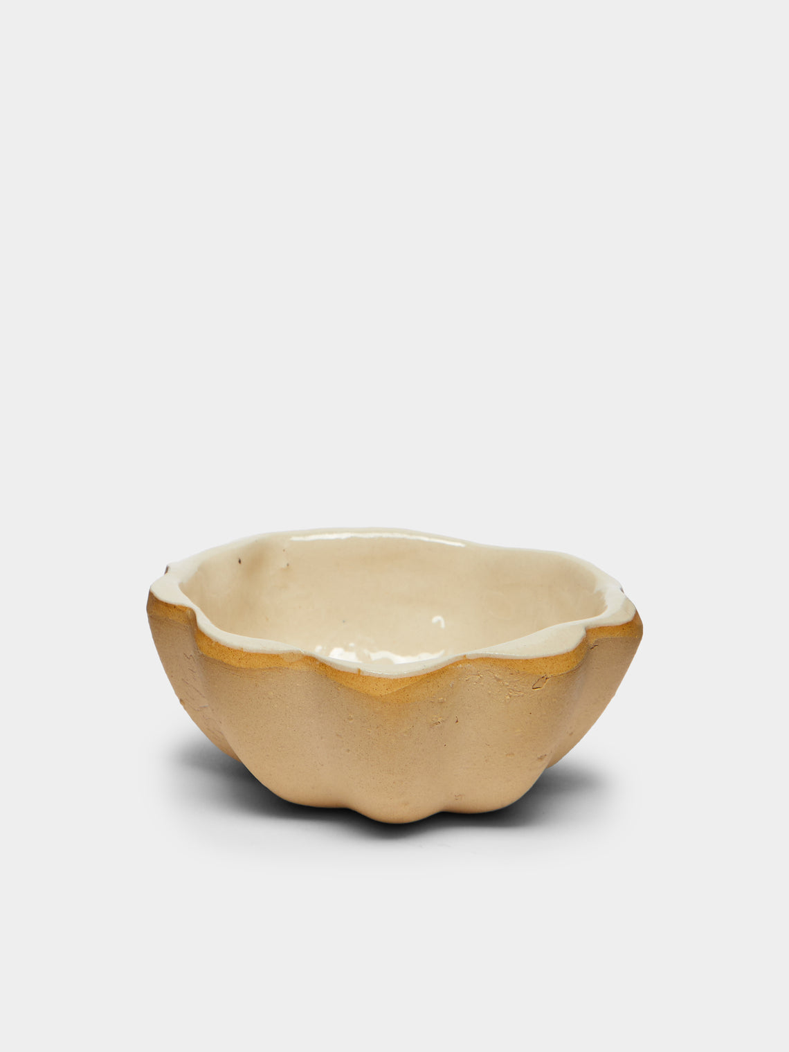 Ceramic Scalloped Dipping Bowls (Set of 3)