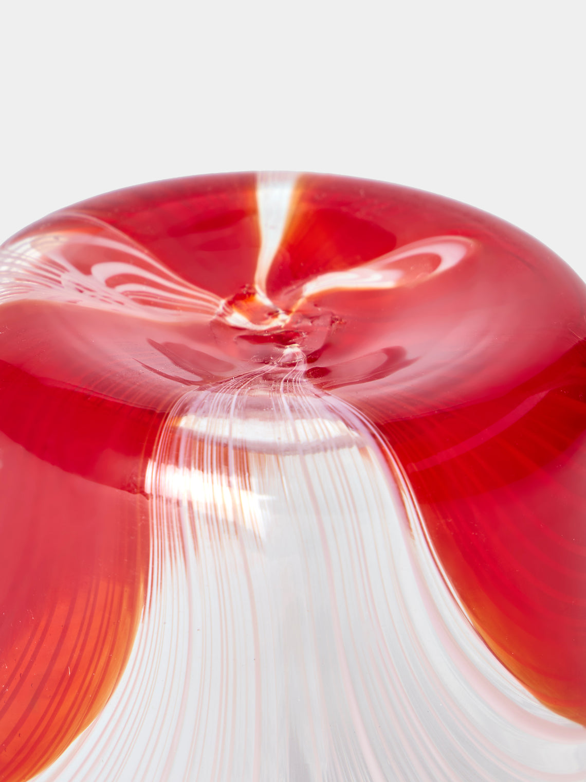 Droulers - Hand-Blown Murano Glass Tumbler - Red - ABASK