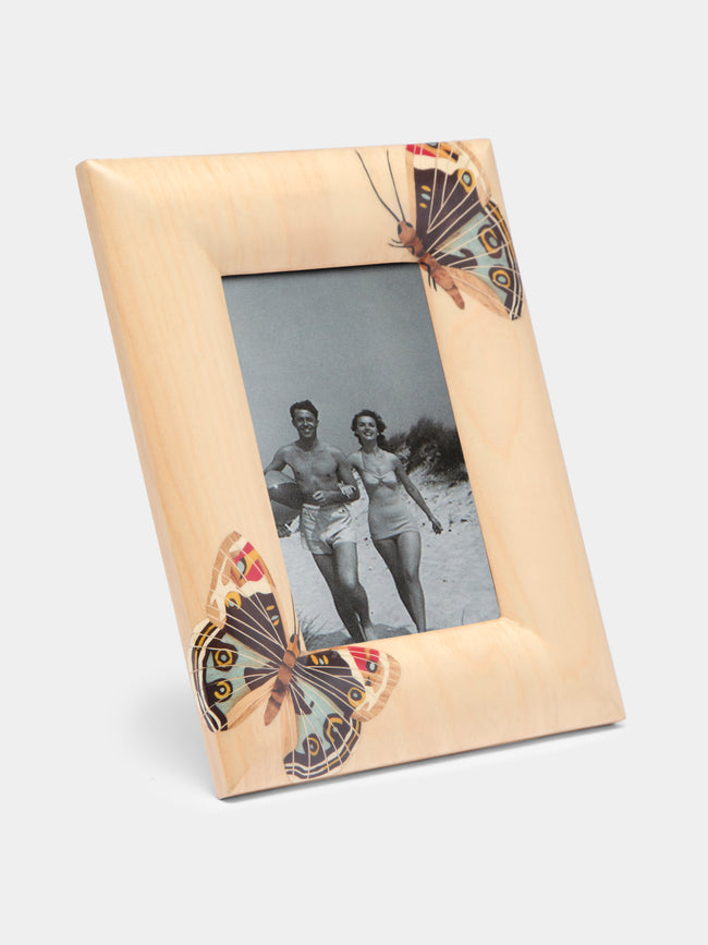 Silvia Furmanovich - Butterflies Marquetry Wood Photo Frame -  - ABASK - 