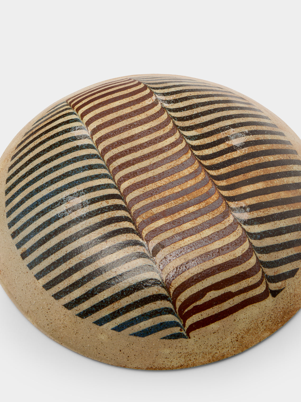 Makidani-gama - Nerikomi Ceramic Serving Plates – 12in/30cm (Set of 2) - Multiple - ABASK