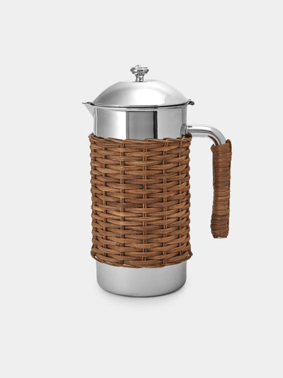 Pigment France - Rennes Rattan Carafe (42oz/1.2L) - Brown - ABASK - 