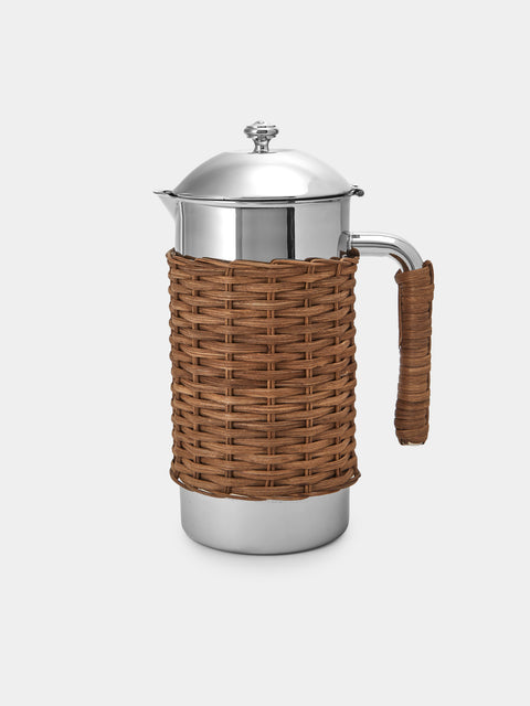 Pigment France - Rennes Rattan Carafe (42oz/1.2L) - Brown - ABASK - 