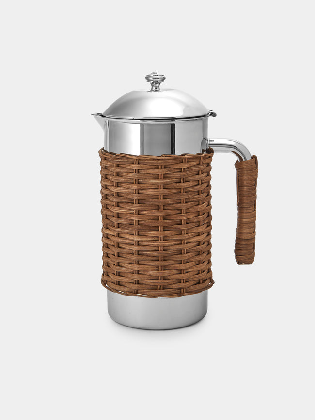 Pigment France - Rennes Rattan Carafe (42oz/1.2L) - Brown - ABASK - 