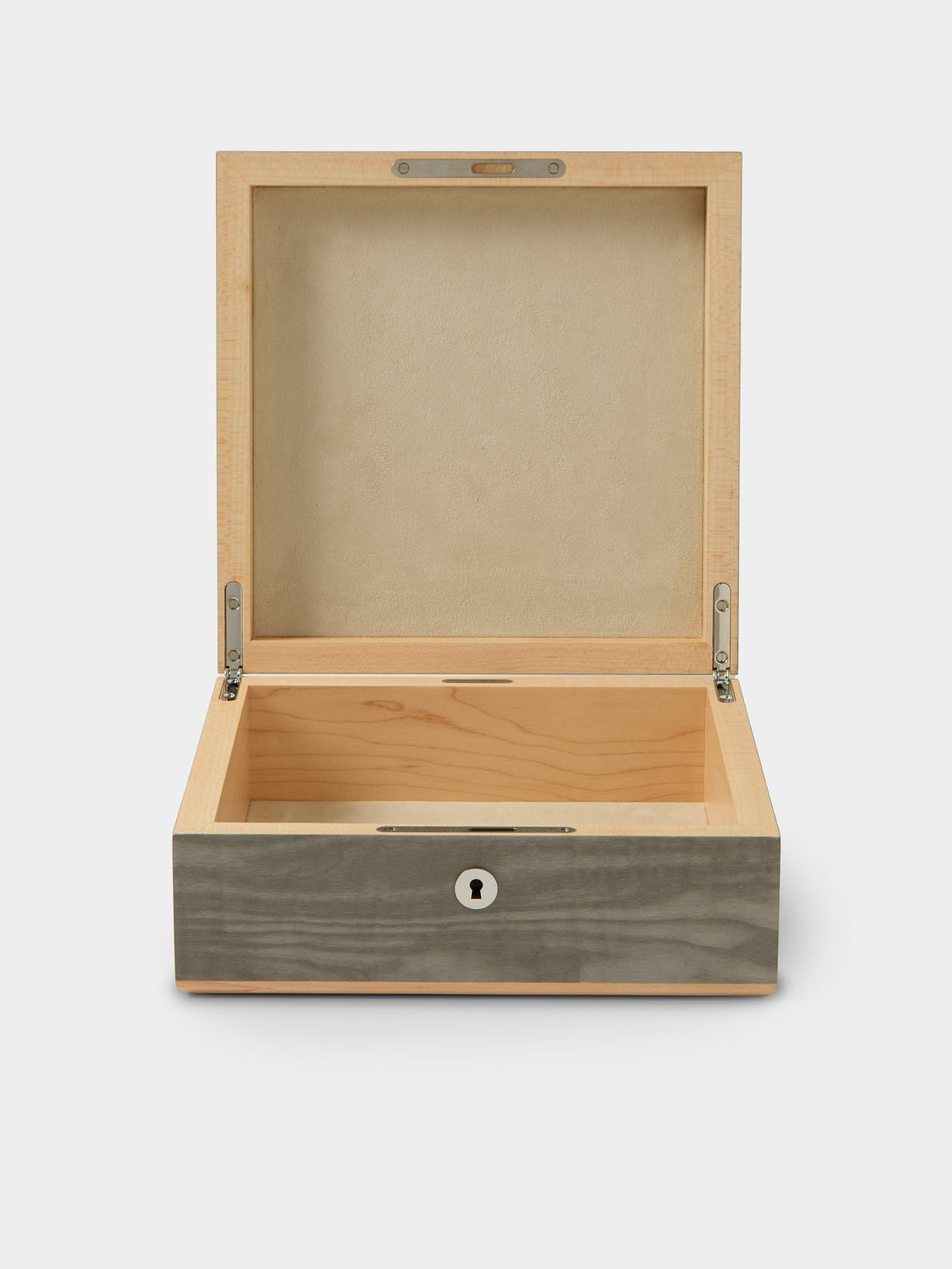 Linley - Henley Velveteen Sycamore Box - Green - ABASK