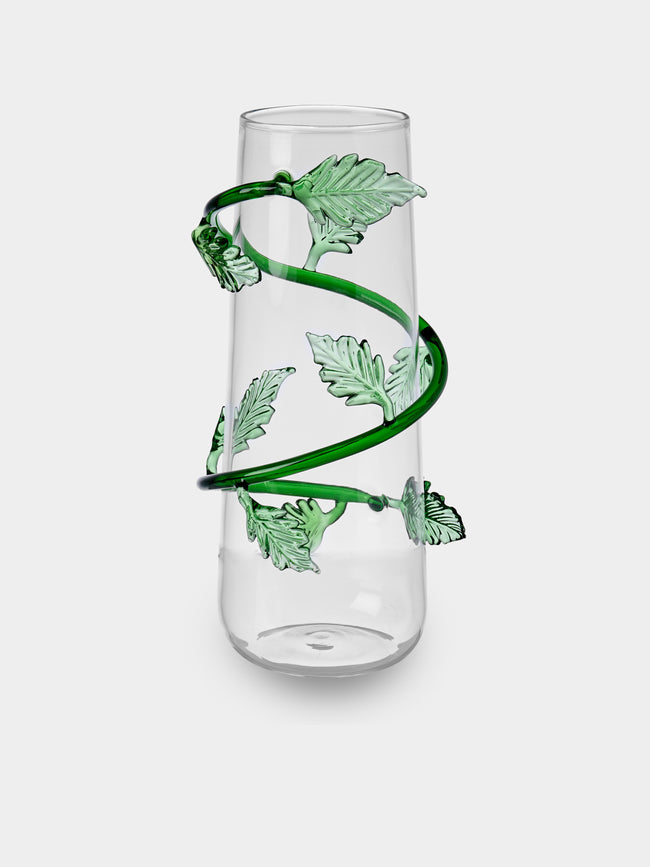 Casarialto - Liana Hand-Blown Glass Bud Vase (11in/28cm) - Clear - ABASK - 