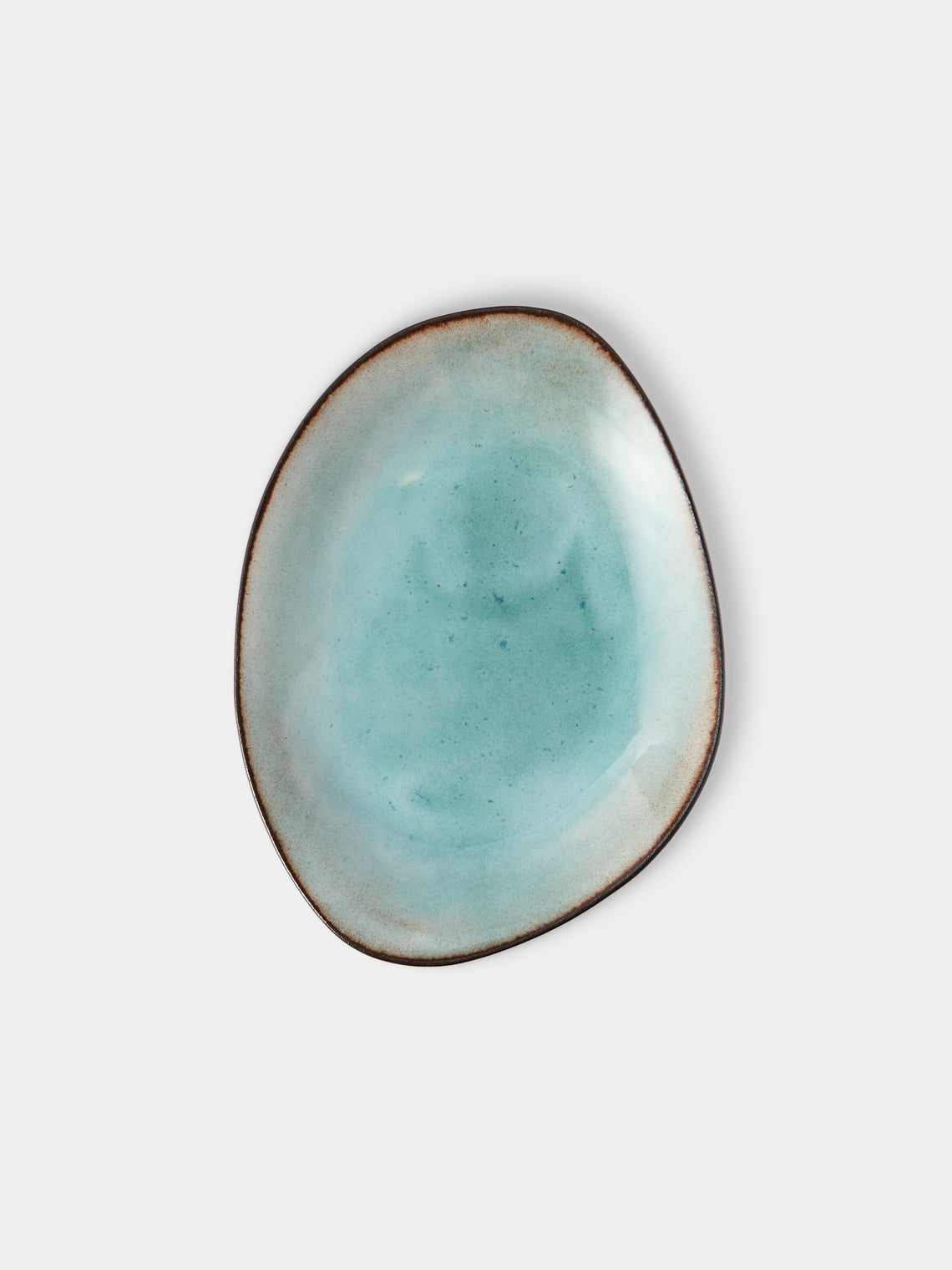 Hana Karim Studio - Hand-Built Stoneware Mixed Platters (Set of 3) - Green - ABASK