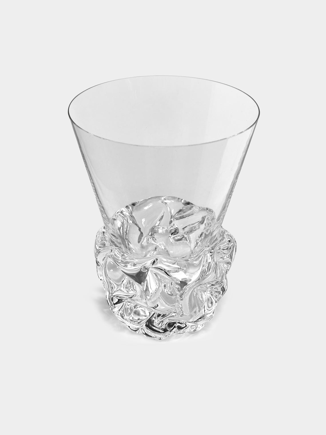 NasonMoretti - Archive Revival 1965 Hand-Blown Murano Glass Highballs (Set of 2) - Clear - ABASK- 