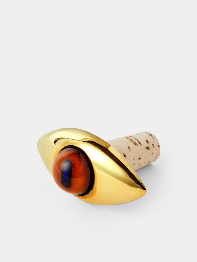 Carl Auböck - Eye Brass Bottle Stopper - Gold - ABASK - 