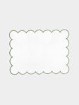 Angela Wickstead - Diletta Scalloped Linen Placemats (Set of 4) -  - ABASK - 