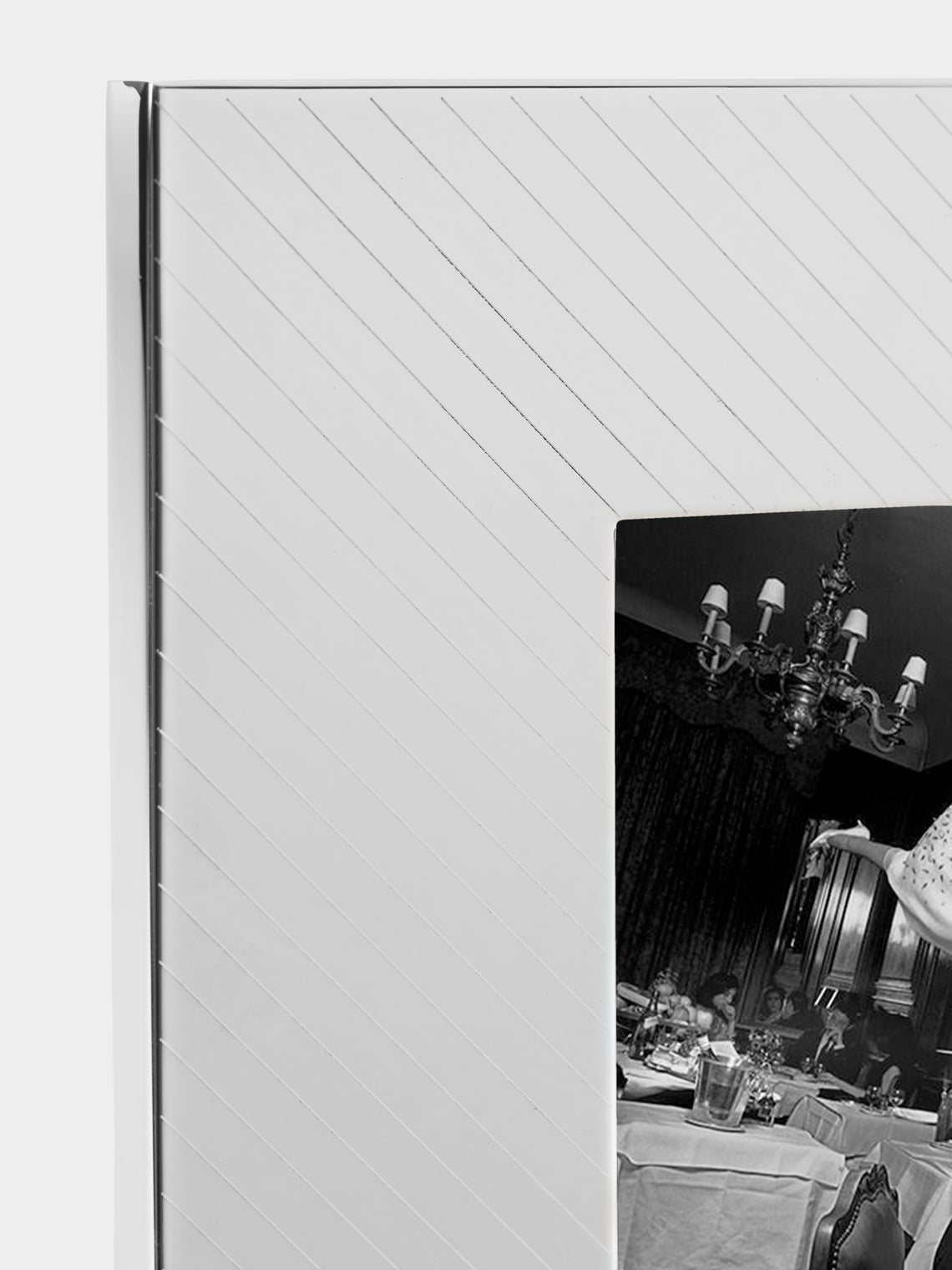 Robbe & Berking - Hatched Silver-Plated Photo Frame (9x13") - Silver - ABASK