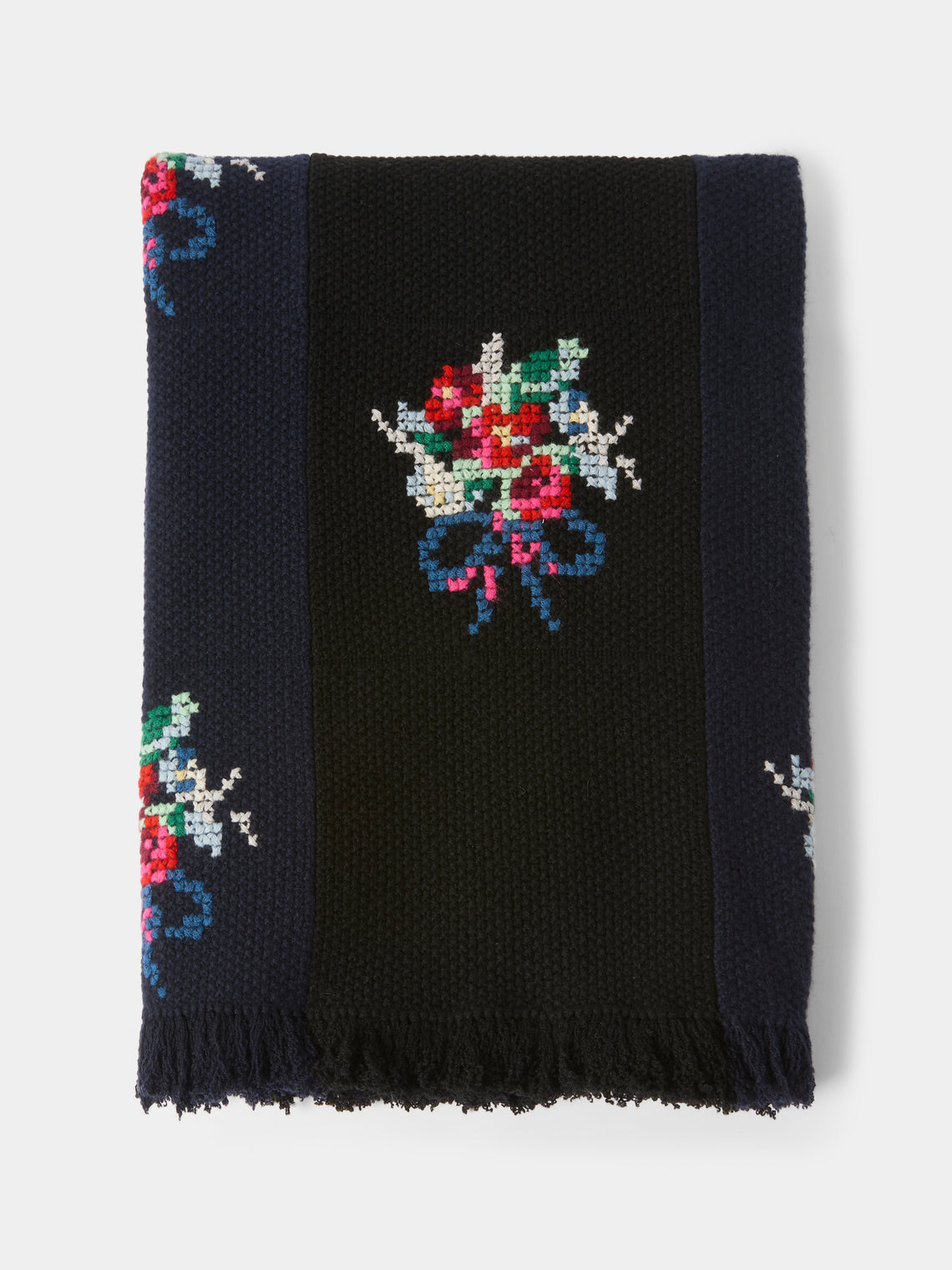Saved NY - Sleeping Beauty Cashmere Throw (71in/1.8m) - Multiple - ABASK
