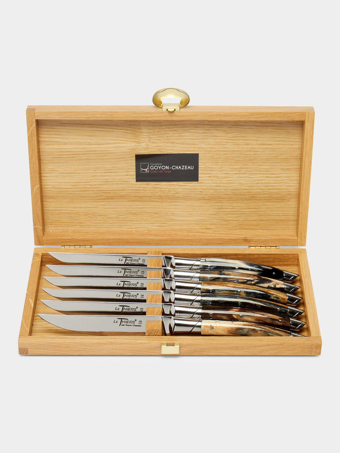 Goyon-Chazeau - Le Thiers Prestige Woolly Mammoth Steak Knives (Set of 6) -  - ABASK