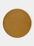 Volga Linen - Linen Round Tablecloth (110in/2.8m) - Yellow - ABASK - 