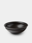Fuminari Araga - Kohiki Slipware Shallow Bowls – 6in/15cm (Set of 4) - Black - ABASK - 