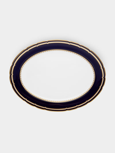 Royal Crown Derby - Ashbourne Bone China Large Oval Serving Platter -  - ABASK - 