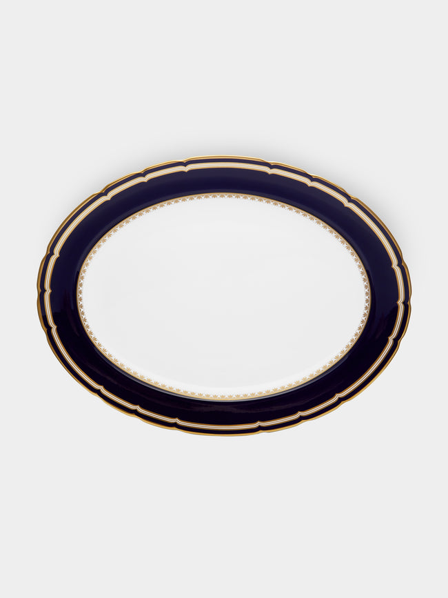 Royal Crown Derby - Ashbourne Bone China Large Oval Serving Platter -  - ABASK - 