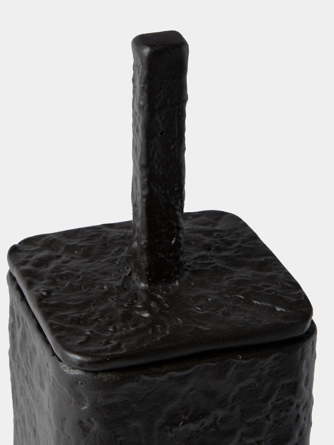 Giobagnara - Riace Imperfect Bronze Toilet Brush - Black - ABASK