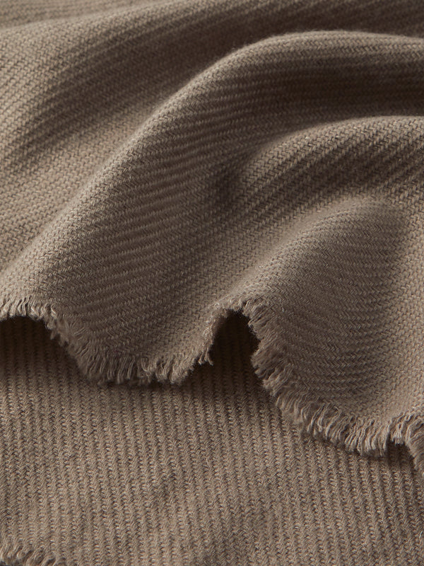 Denis Colomb - Cashmere Travel Blanket (78.5in/2m) - Brown - ABASK