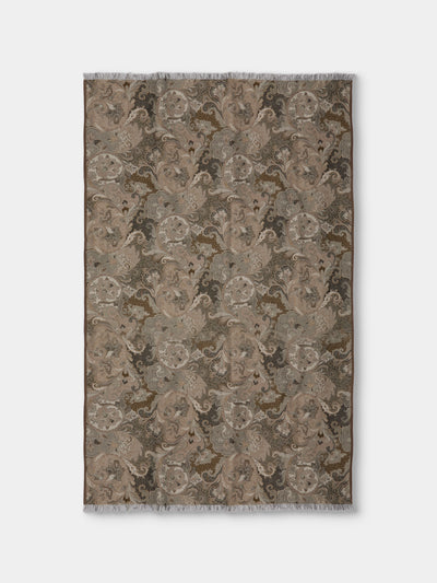 de Le Cuona - Elizabeth Paisley Wool Blanket (94.5in/2.4m) - Multiple - ABASK - 