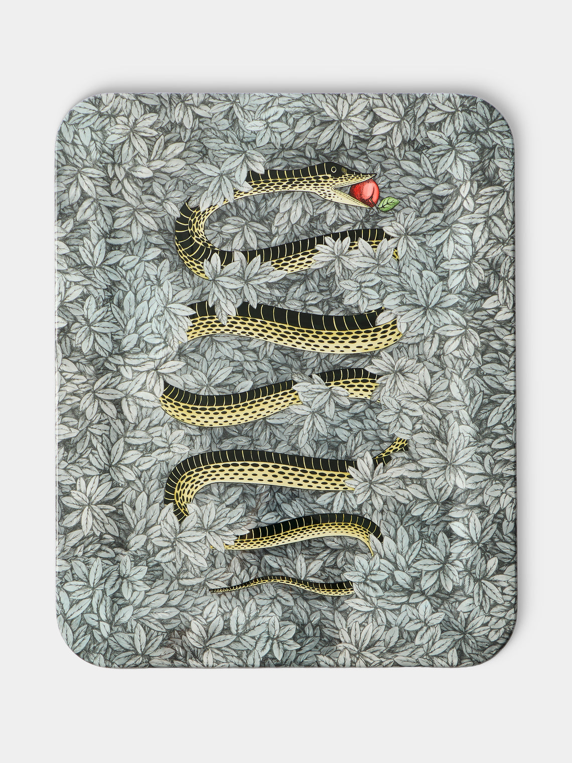 Fornasetti - Peccato Originale Wood Tray (23.5in/60cm) - Multiple - ABASK - 