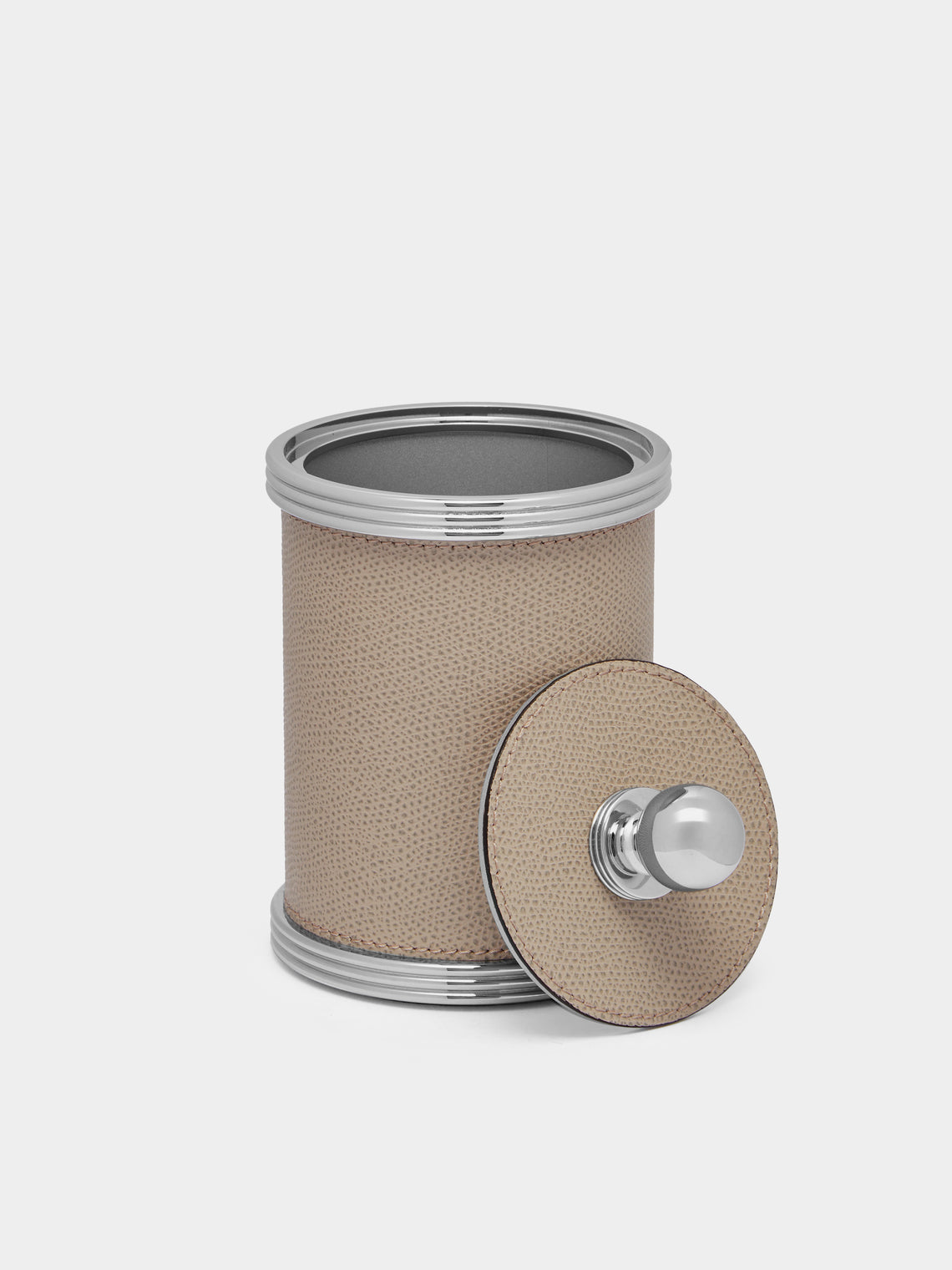 Giobagnara - Amalfi Leather Small Box - Taupe - ABASK