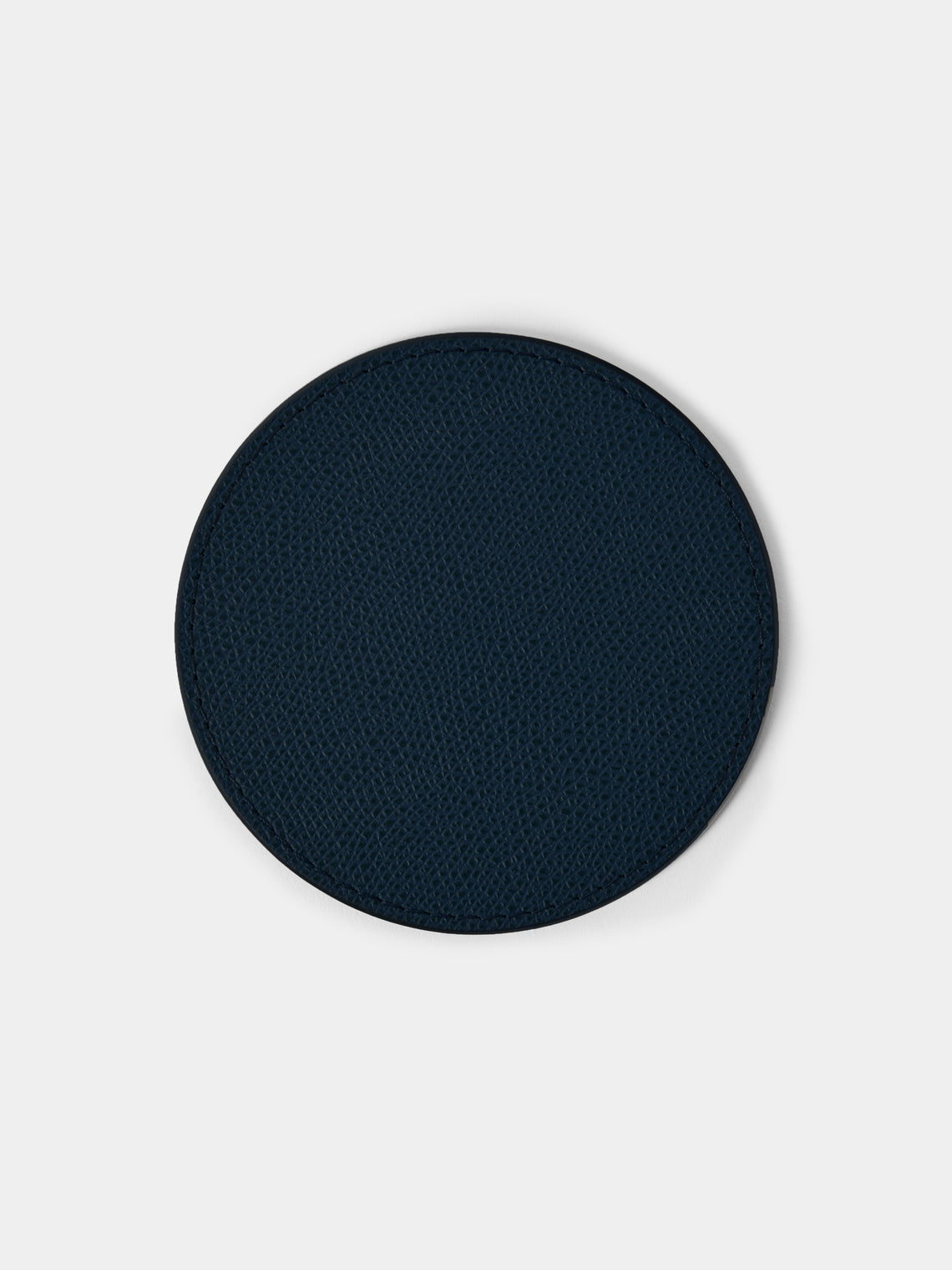 Giobagnara - Tao Leather Coasters (Set of 6) - Navy - ABASK