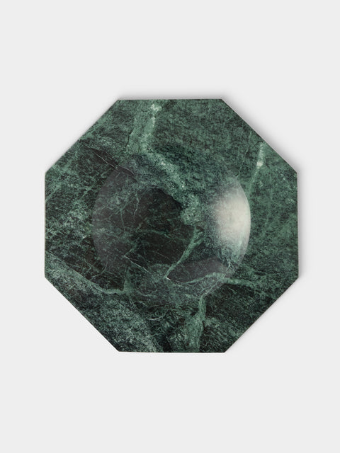 Anastasio Home - Hex Marble Dish - Green - ABASK - 
