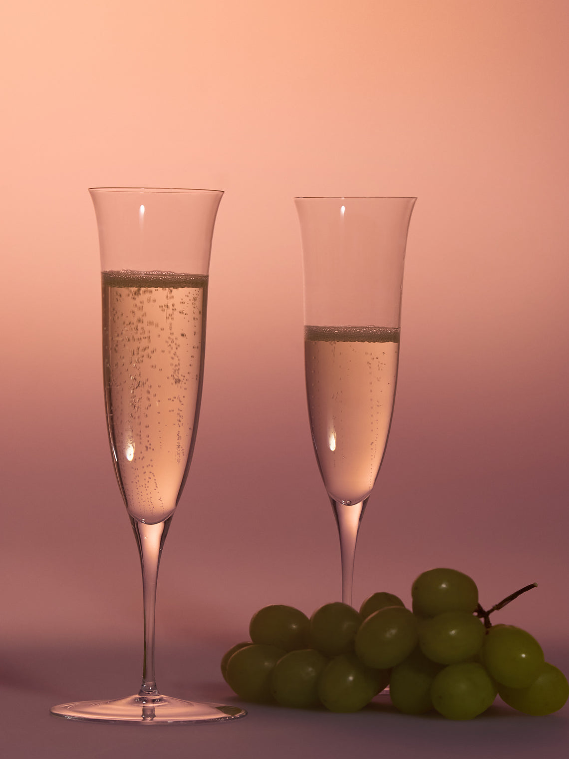 Lobmeyr - Josef Hoffmann Patrician Hand-Blown Crystal Champagne Flutes (Set of 2) - Clear - ABASK