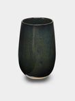 Mervyn Gers Ceramics - Hand-Glazed Ceramic Tall Cups (Set of 4) - Black - ABASK - 